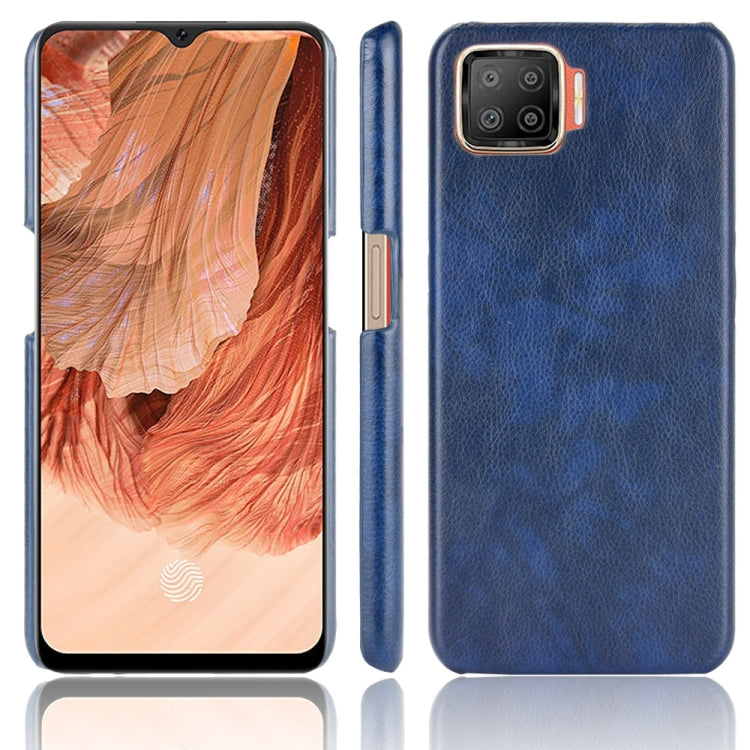 For OPPO F17 / A73 2020 Shockproof Litchi Texture PC + PU Case