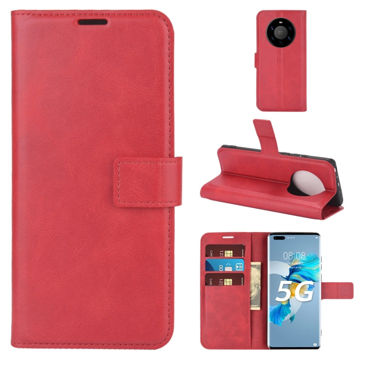 Retro Calf Pattern Buckle Horizontal Flip Leather Case with Holder & Card Slots & Wallet For Huawei Mate 40 Pro+