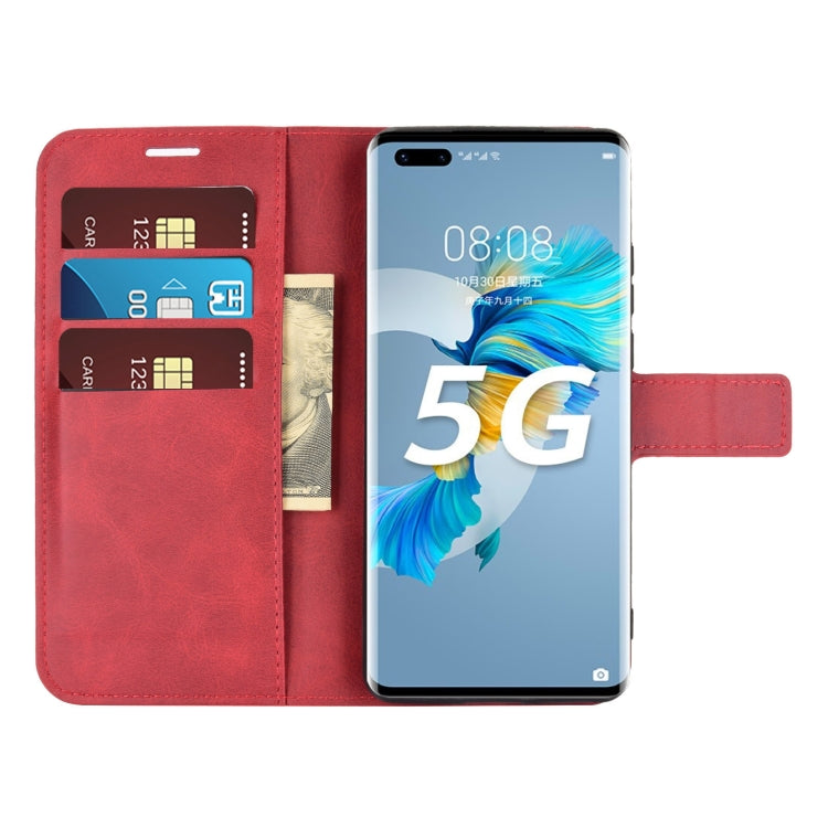 Retro Calf Pattern Buckle Horizontal Flip Leather Case with Holder & Card Slots & Wallet For Huawei Mate 40 Pro+