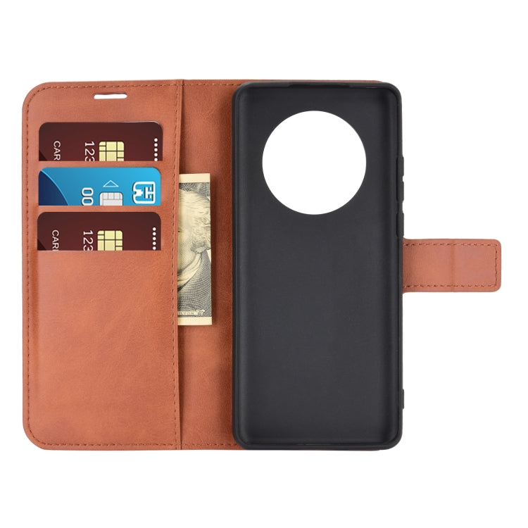 Retro Calf Pattern Buckle Horizontal Flip Leather Case with Holder & Card Slots & Wallet For Huawei Mate 40 Pro+