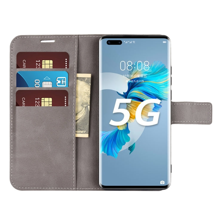 Retro Calf Pattern Buckle Horizontal Flip Leather Case with Holder & Card Slots & Wallet For Huawei Mate 40 Pro+