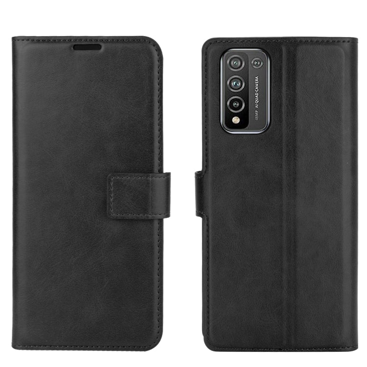 Retro Calf Pattern Buckle Horizontal Flip Leather Case with Holder & Card Slots & Wallet For Huawei Honor 10X Lite