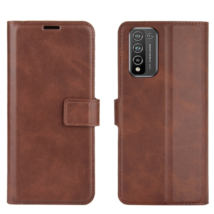 Retro Calf Pattern Buckle Horizontal Flip Leather Case with Holder & Card Slots & Wallet For Huawei Honor 10X Lite
