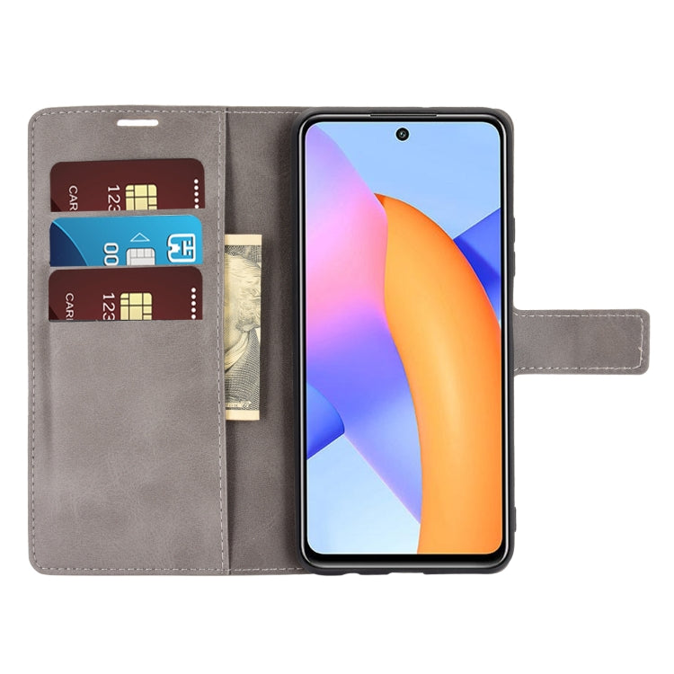 Retro Calf Pattern Buckle Horizontal Flip Leather Case with Holder & Card Slots & Wallet For Huawei Honor 10X Lite
