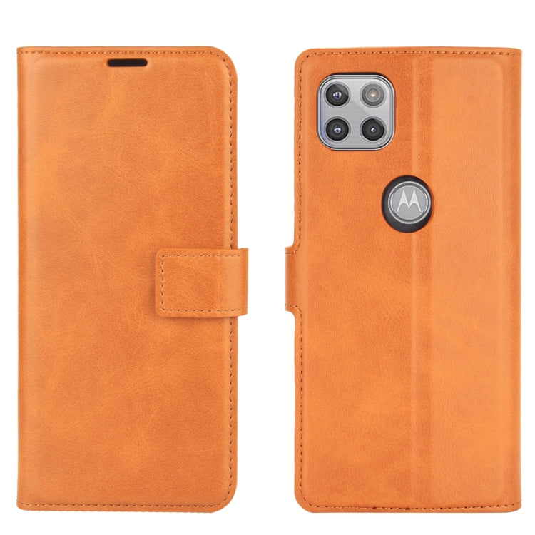 Retro Calf Pattern Buckle Horizontal Flip Leather Case with Holder & Card Slots & Wallet For Motorola Moto G 5G