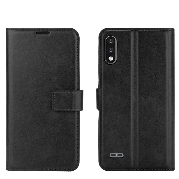 Retro Calf Pattern Buckle Horizontal Flip Leather Case with Holder & Card Slots & Wallet For LG K22