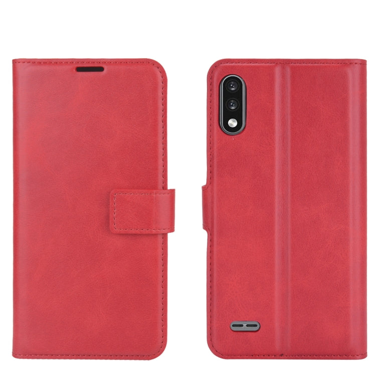 Retro Calf Pattern Buckle Horizontal Flip Leather Case with Holder & Card Slots & Wallet For LG K22