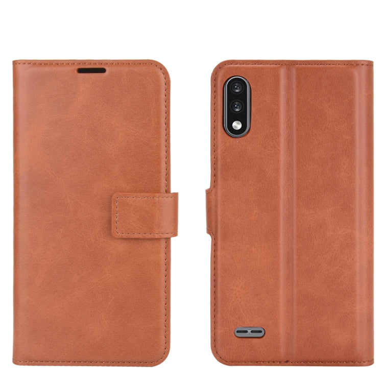 Retro Calf Pattern Buckle Horizontal Flip Leather Case with Holder & Card Slots & Wallet For LG K22