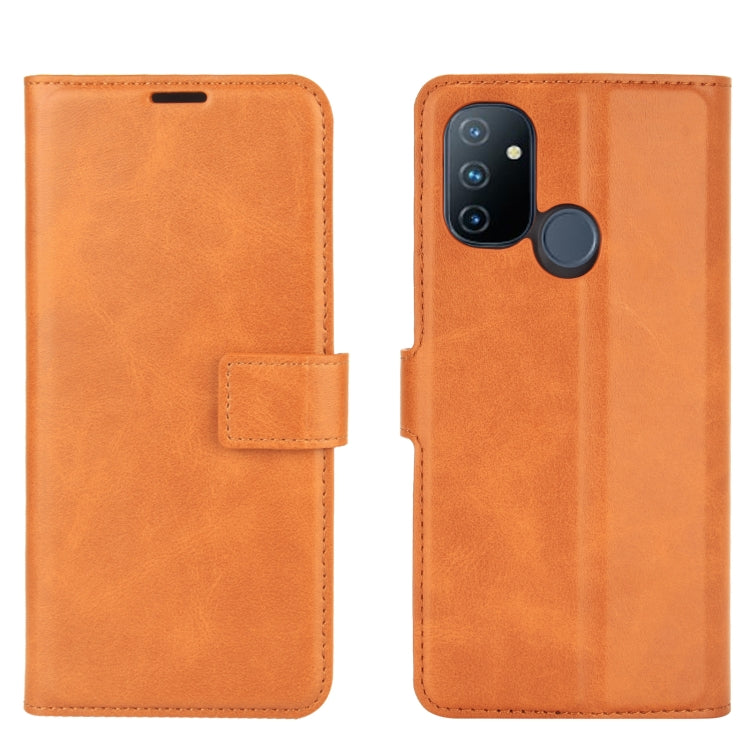Retro Calf Pattern Buckle Horizontal Flip Leather Case with Holder & Card Slots & Wallet For OnePlus Nord N100