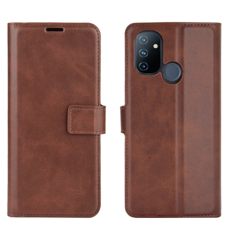 Retro Calf Pattern Buckle Horizontal Flip Leather Case with Holder & Card Slots & Wallet For OnePlus Nord N100