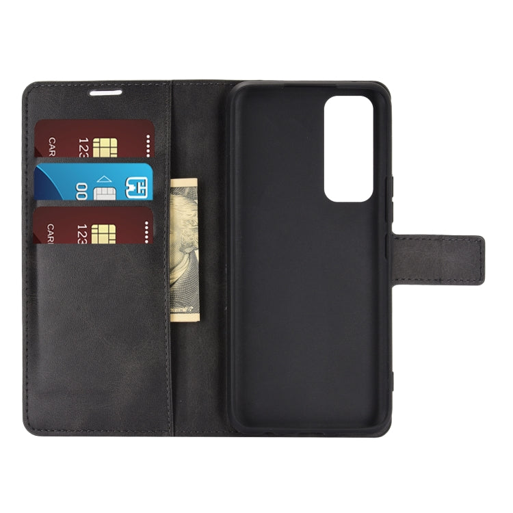 Retro Calf Pattern Buckle Horizontal Flip Leather Case with Holder & Card Slots & Wallet For Vivo V20 SE / Y70