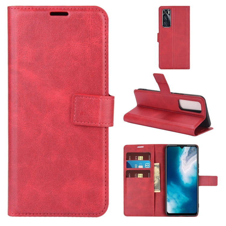Retro Calf Pattern Buckle Horizontal Flip Leather Case with Holder & Card Slots & Wallet For Vivo V20 SE / Y70