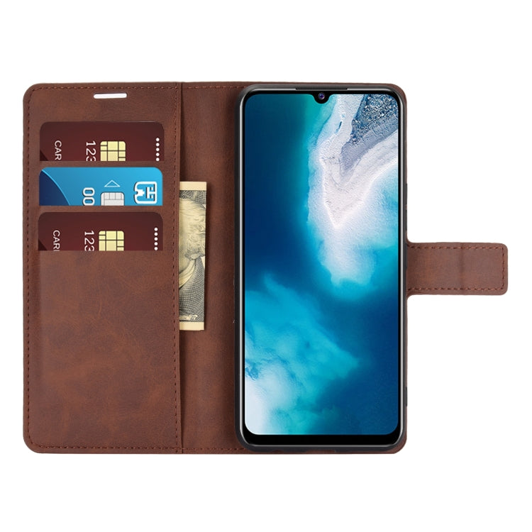 Retro Calf Pattern Buckle Horizontal Flip Leather Case with Holder & Card Slots & Wallet For Vivo V20 SE / Y70