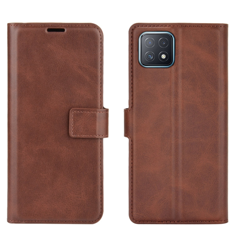 Retro Calf Pattern Buckle Horizontal Flip Leather Case with Holder & Card Slots & Wallet For OPPO A72 5G / A73 5G