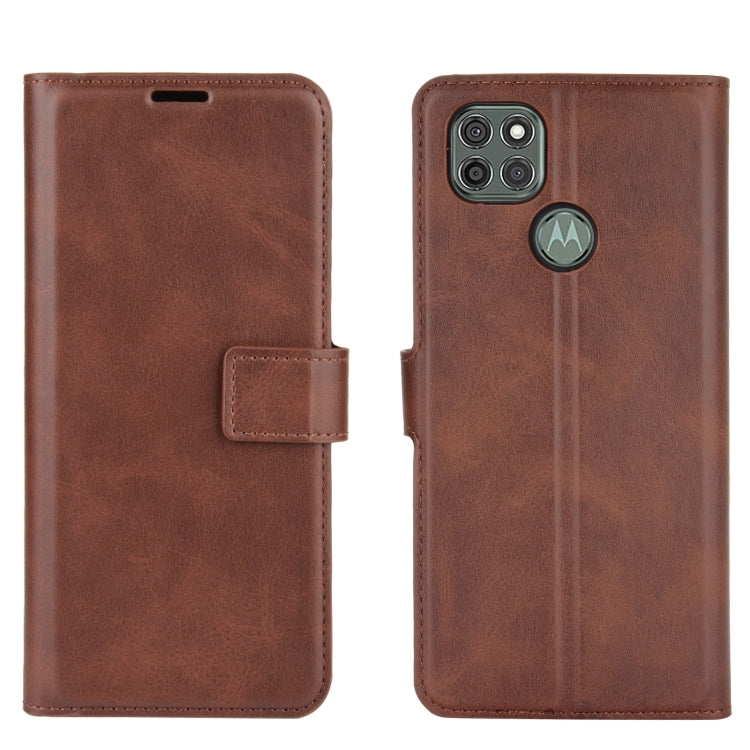 Retro Calf Pattern Buckle Horizontal Flip Leather Case with Holder & Card Slots & Wallet For Motorola Moto G9 Power