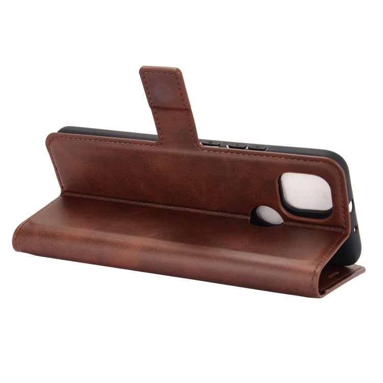 Retro Calf Pattern Buckle Horizontal Flip Leather Case with Holder & Card Slots & Wallet For Motorola Moto G9 Power