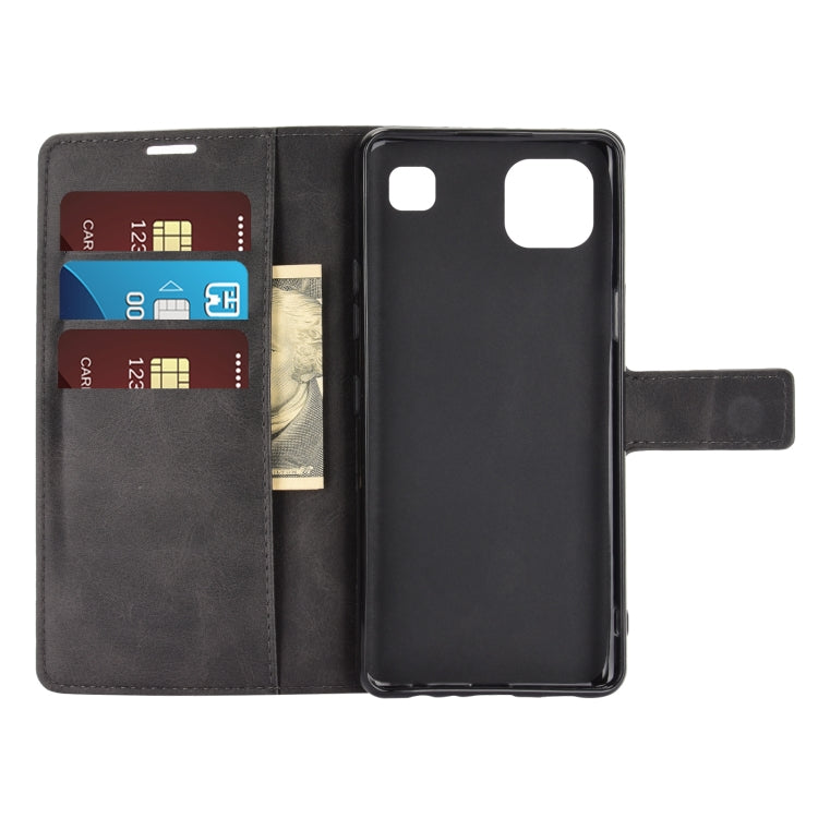 Retro Calf Pattern Buckle Horizontal Flip Leather Case with Holder & Card Slots & Wallet For LG K92 5G