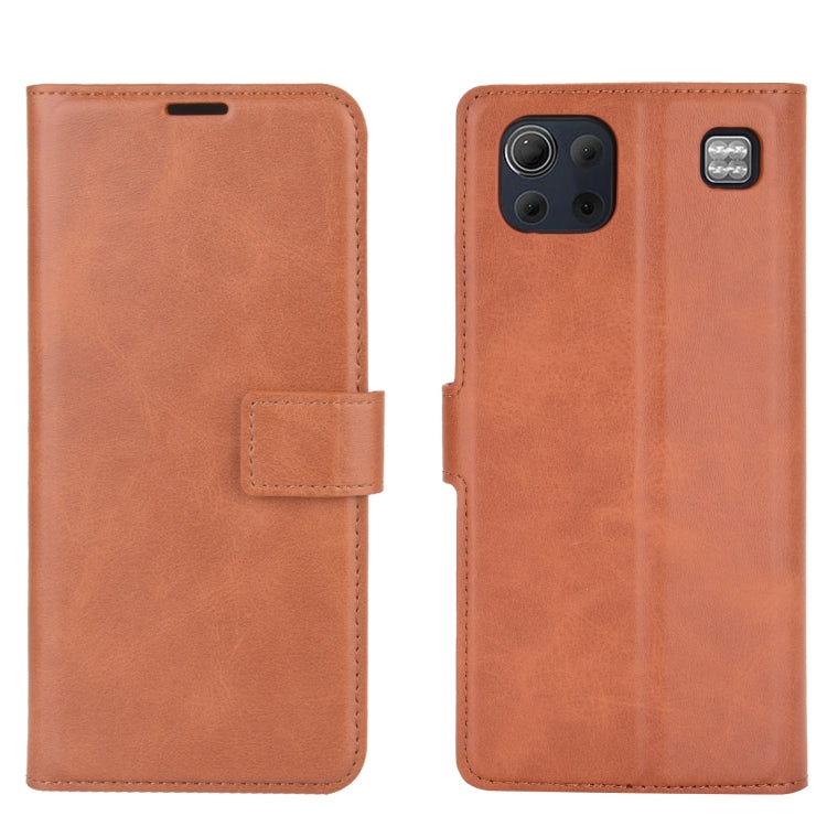 Retro Calf Pattern Buckle Horizontal Flip Leather Case with Holder & Card Slots & Wallet For LG K92 5G