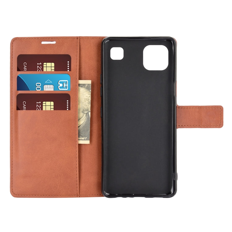 Retro Calf Pattern Buckle Horizontal Flip Leather Case with Holder & Card Slots & Wallet For LG K92 5G