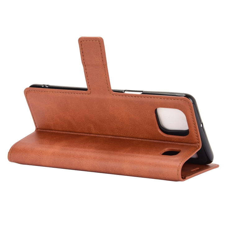 Retro Calf Pattern Buckle Horizontal Flip Leather Case with Holder & Card Slots & Wallet For LG K92 5G