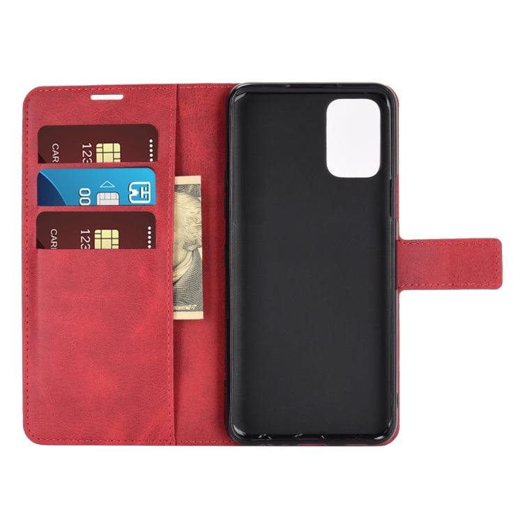 Retro Calf Pattern Buckle Horizontal Flip Leather Case with Holder & Card Slots & Wallet For LG K52 / K62 / Q52