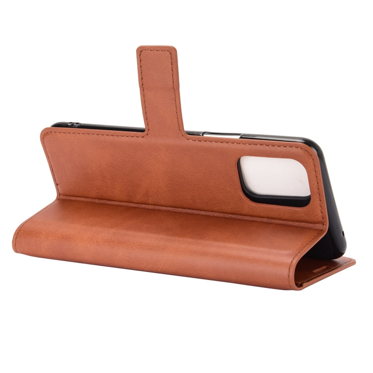 Retro Calf Pattern Buckle Horizontal Flip Leather Case with Holder & Card Slots & Wallet For LG K52 / K62 / Q52