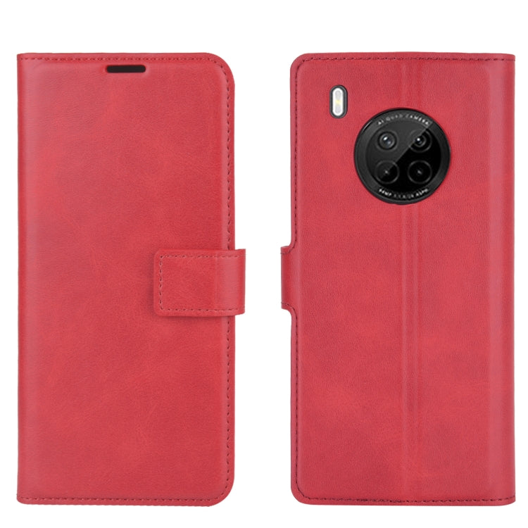 For Huawei Y9A / Enjoy 20 Plus Retro Calf Pattern Buckle Horizontal Flip Leather Case with Holder & Card Slots & Wallet