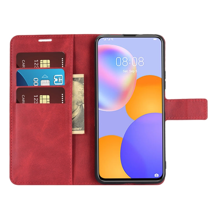 For Huawei Y9A / Enjoy 20 Plus Retro Calf Pattern Buckle Horizontal Flip Leather Case with Holder & Card Slots & Wallet