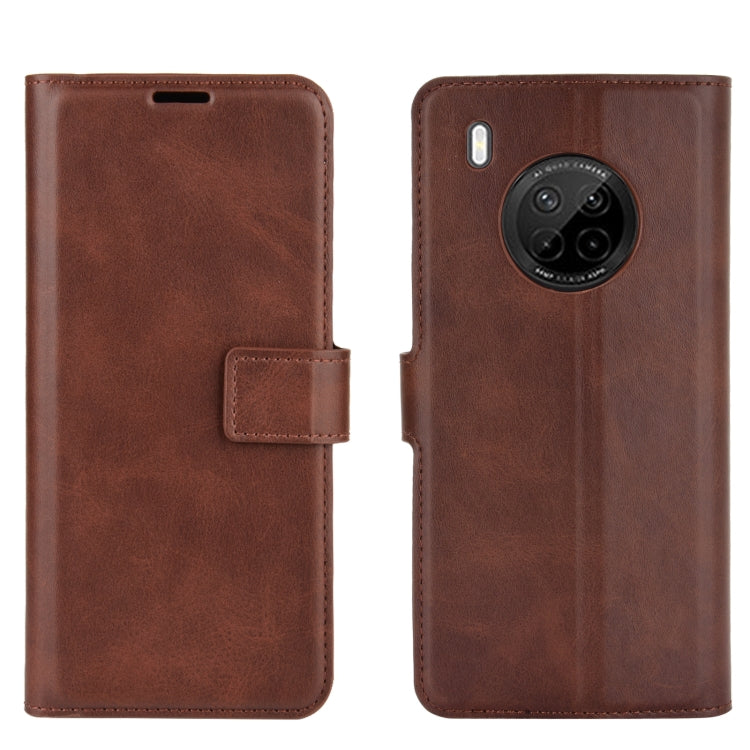 For Huawei Y9A / Enjoy 20 Plus Retro Calf Pattern Buckle Horizontal Flip Leather Case with Holder & Card Slots & Wallet