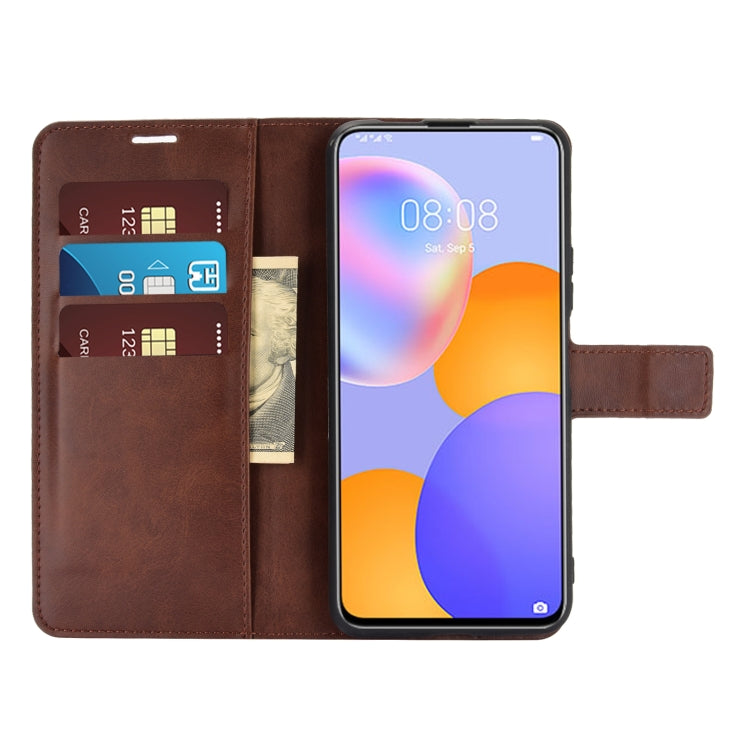 For Huawei Y9A / Enjoy 20 Plus Retro Calf Pattern Buckle Horizontal Flip Leather Case with Holder & Card Slots & Wallet