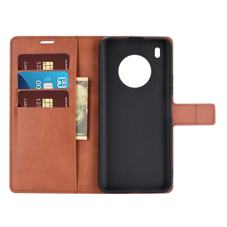 For Huawei Y9A / Enjoy 20 Plus Retro Calf Pattern Buckle Horizontal Flip Leather Case with Holder & Card Slots & Wallet