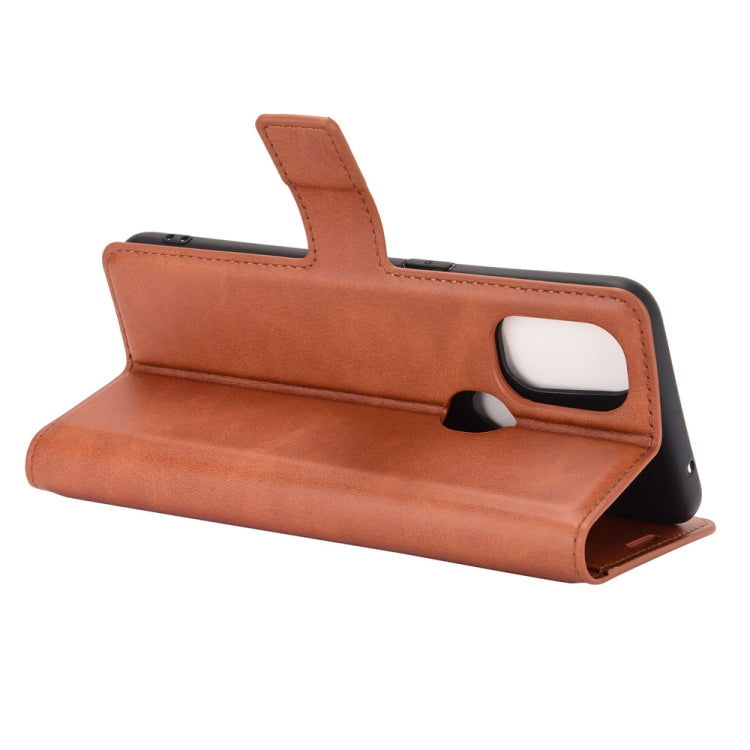 For OnePlus Nord N10 5G Retro Calf Pattern Buckle Horizontal Flip Leather Case with Holder & Card Slots & Wallet