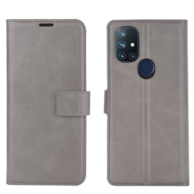 For OnePlus Nord N10 5G Retro Calf Pattern Buckle Horizontal Flip Leather Case with Holder & Card Slots & Wallet