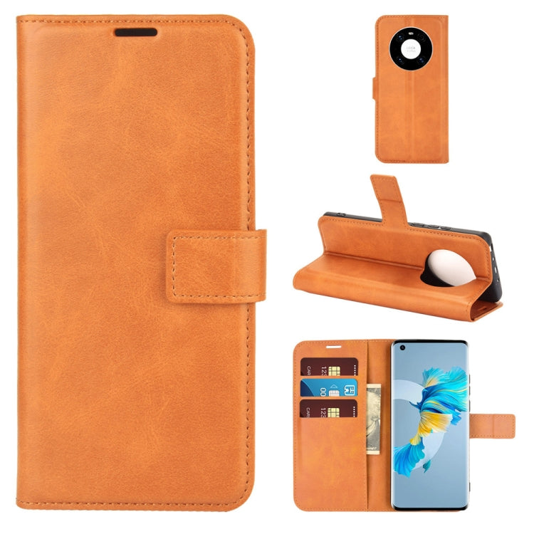 For Huawei Mate 40 Retro Calf Pattern Buckle Horizontal Flip Leather Case with Holder & Card Slots & Wallet