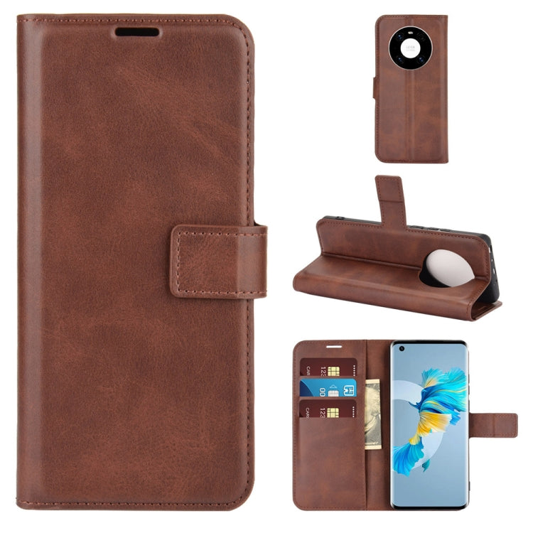 For Huawei Mate 40 Retro Calf Pattern Buckle Horizontal Flip Leather Case with Holder & Card Slots & Wallet