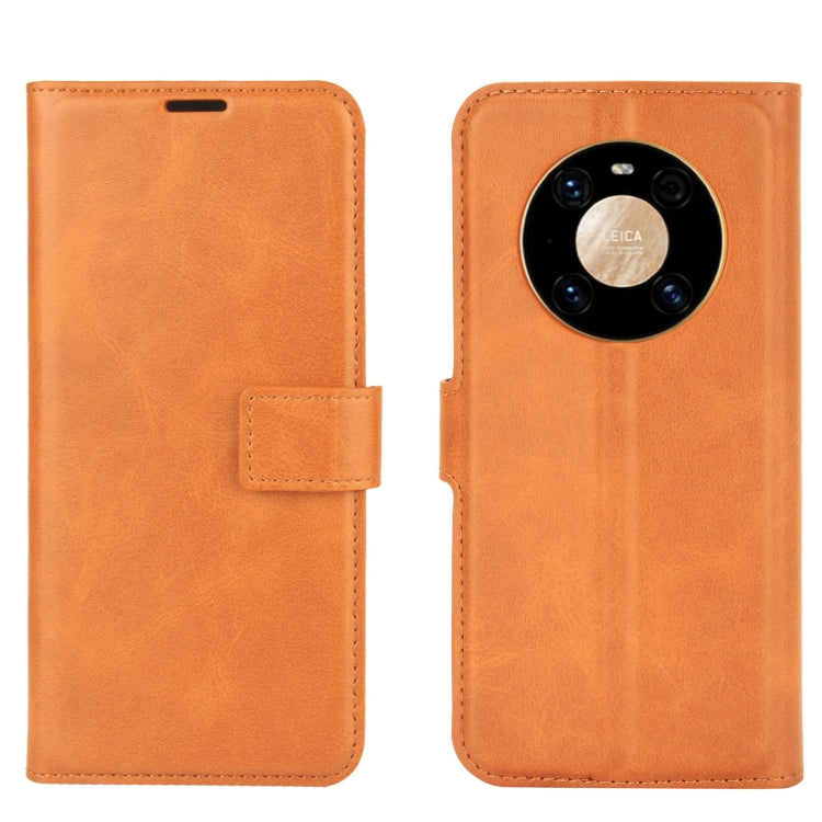 For Huawei Mate 40 Pro Retro Calf Pattern Buckle Horizontal Flip Leather Case with Holder & Card Slots & Wallet