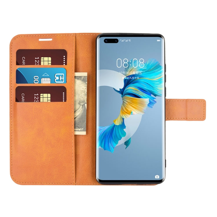 For Huawei Mate 40 Pro Retro Calf Pattern Buckle Horizontal Flip Leather Case with Holder & Card Slots & Wallet