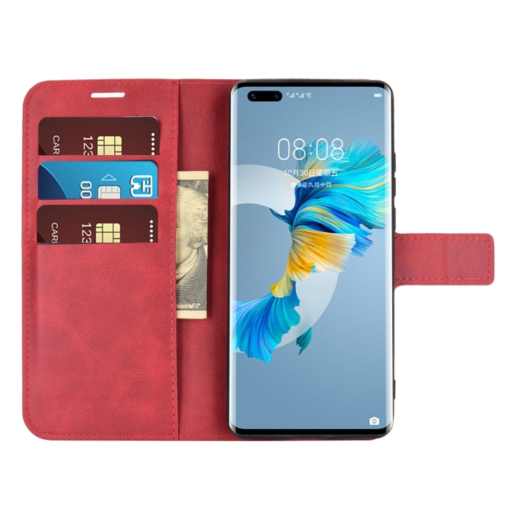For Huawei Mate 40 Pro Retro Calf Pattern Buckle Horizontal Flip Leather Case with Holder & Card Slots & Wallet