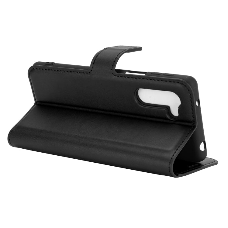 For Sharp Senior Retro Calf Pattern Buckle Horizontal Flip Leather Case with Holder & Card Slots & Wallet