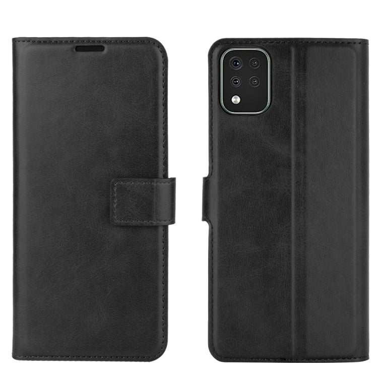 For LG K42 Retro Calf Pattern Buckle Horizontal Flip Leather Case with Holder & Card Slots & Wallet