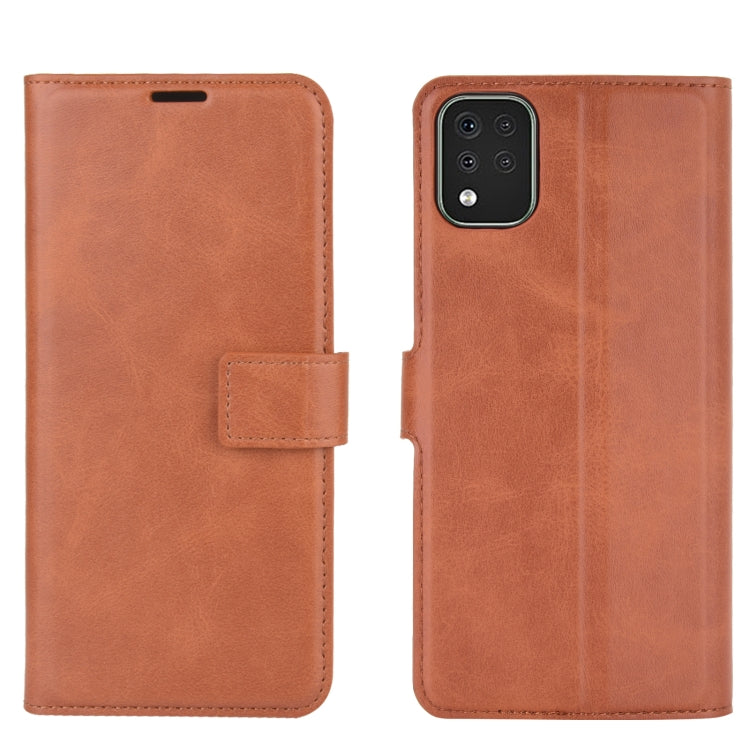 For LG K42 Retro Calf Pattern Buckle Horizontal Flip Leather Case with Holder & Card Slots & Wallet
