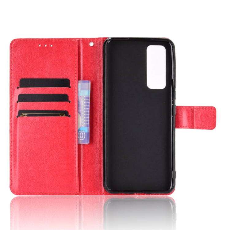 For vivo V20 SE/Y70 2020 Retro Crazy Horse Texture Horizontal Flip Leather Case , with Holder & Card Slots & Photo Frame