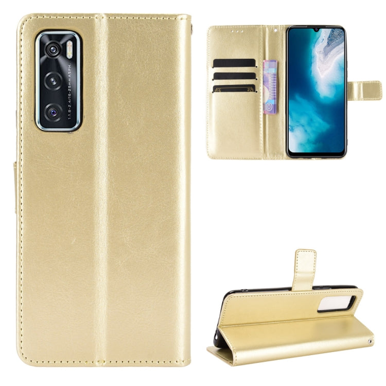For vivo V20 SE/Y70 2020 Retro Crazy Horse Texture Horizontal Flip Leather Case , with Holder & Card Slots & Photo Frame
