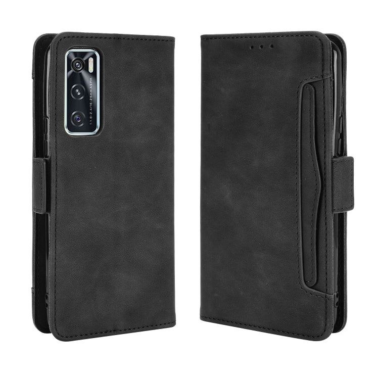 For vivo V20 SE/Y70 2020 Wallet Style Skin Feel Calf Pattern Leather Case ,with Separate Card Slot