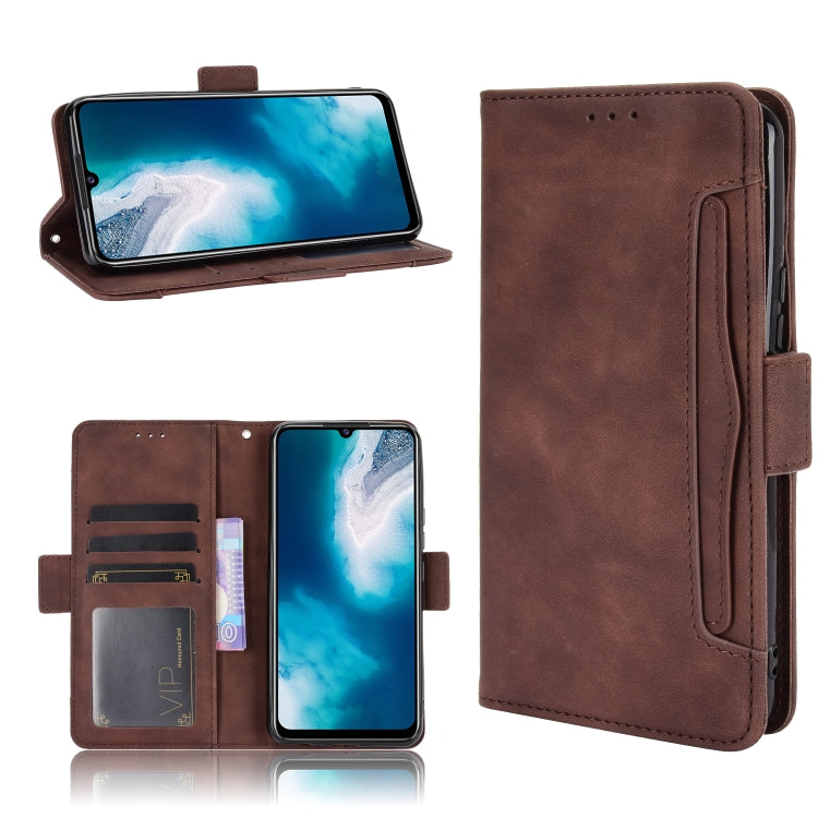 For vivo V20 SE/Y70 2020 Wallet Style Skin Feel Calf Pattern Leather Case ,with Separate Card Slot