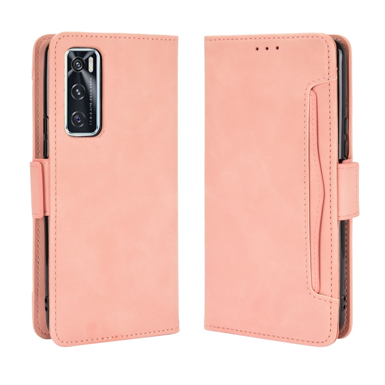 For vivo V20 SE/Y70 2020 Wallet Style Skin Feel Calf Pattern Leather Case ,with Separate Card Slot