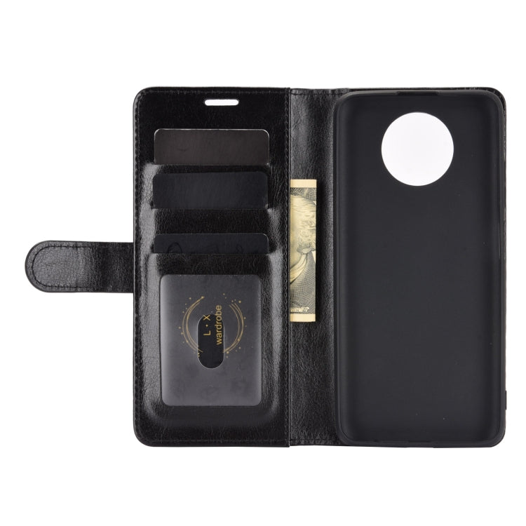 For Xiaomi Redmi Note 9 5G China Version R64 Texture Single Horizontal Flip Protective Case with Holder & Card Slots & Wallet& Photo Frame