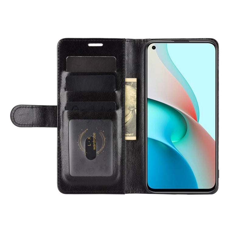 For Xiaomi Redmi Note 9 5G China Version R64 Texture Single Horizontal Flip Protective Case with Holder & Card Slots & Wallet& Photo Frame