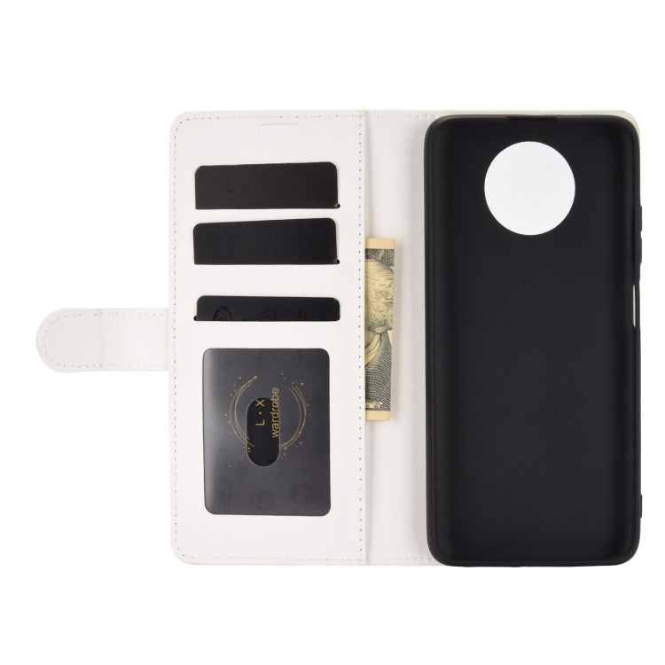 For Xiaomi Redmi Note 9 5G China Version R64 Texture Single Horizontal Flip Protective Case with Holder & Card Slots & Wallet& Photo Frame