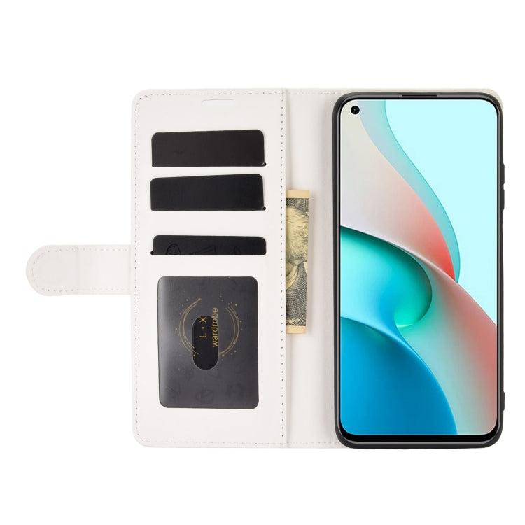 For Xiaomi Redmi Note 9 5G China Version R64 Texture Single Horizontal Flip Protective Case with Holder & Card Slots & Wallet& Photo Frame